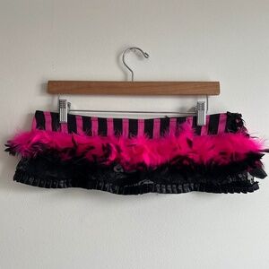 Serious Los Angeles striped mini skirt